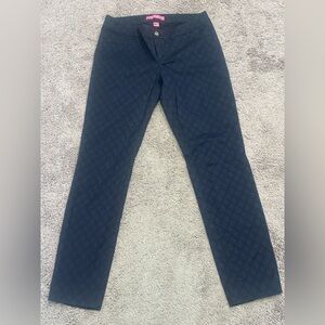Lily Pulitzer Textured Ankle Length Pants Size 4